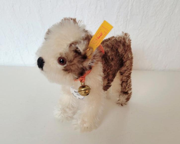 STEIFF Pup hond Molly 1927 Replica, Antiek en Kunst, Antiek | Speelgoed, Ophalen of Verzenden