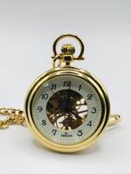 Hislon Hc Mechanical Pocket Watch - Men Skeleton Watch - 201, Sieraden, Tassen en Uiterlijk, Horloges | Heren, Ophalen of Verzenden