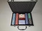 Poker set met aluminium koffer, Hobby en Vrije tijd, Gezelschapsspellen | Kaartspellen, Ophalen of Verzenden, Zo goed als nieuw