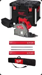 Milwaukee M18FPS55-0PSET Invalzaag + Geleiderails in PACKOUT, Invalzaag, 600 tot 1200 watt, Ophalen of Verzenden, Zo goed als nieuw