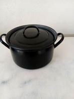 Grote emaille  zwarte pan, Antiek en Kunst, Antiek | Emaille, Ophalen of Verzenden