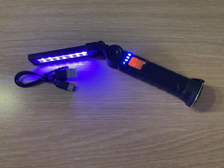 Luxe oplaadbare en inklapbare fosfor-/fluor detectie lamp., Postzegels en Munten, Postzegels | Nederland, Postfris, Na 1940, Verzenden