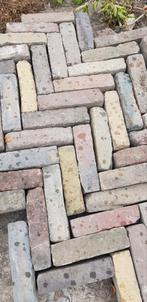 ✅️🧱OUD GEBAKKEN WAALTJES.  MOOIE VIJFDUIMERS, Tuin en Terras, Gebruikt, Keramiek, Klinkers, Ophalen of Verzenden