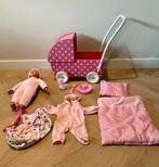 Poppenwagen met pop en accessoires, Ophalen, Gebruikt, Babypop