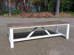 Kloostertafel de luxe 270 cm, Ophalen, 100 tot 150 cm, Vijf personen of meer, Rechthoekig