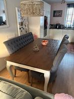 Mooie Eethoek met Bank en Stoelen, Huis en Inrichting, Complete eetkamers, Ophalen, Gebruikt, 4 tot 6 stoelen