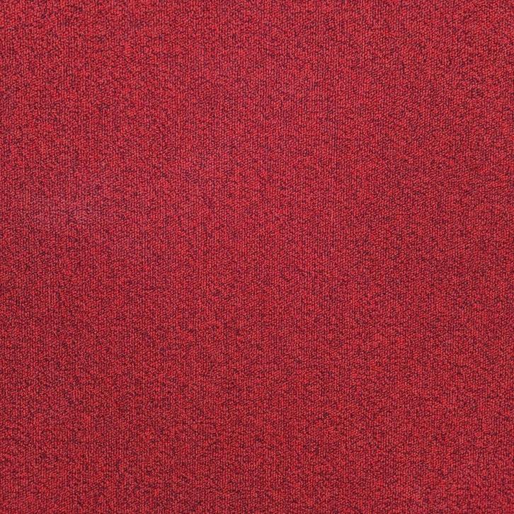 Tapijttegel Interface - Gebruikte tegel - Rood - 50x50cm, Huis en Inrichting, Stoffering | Tapijten en Kleden, Gebruikt, 50 tot 100 cm