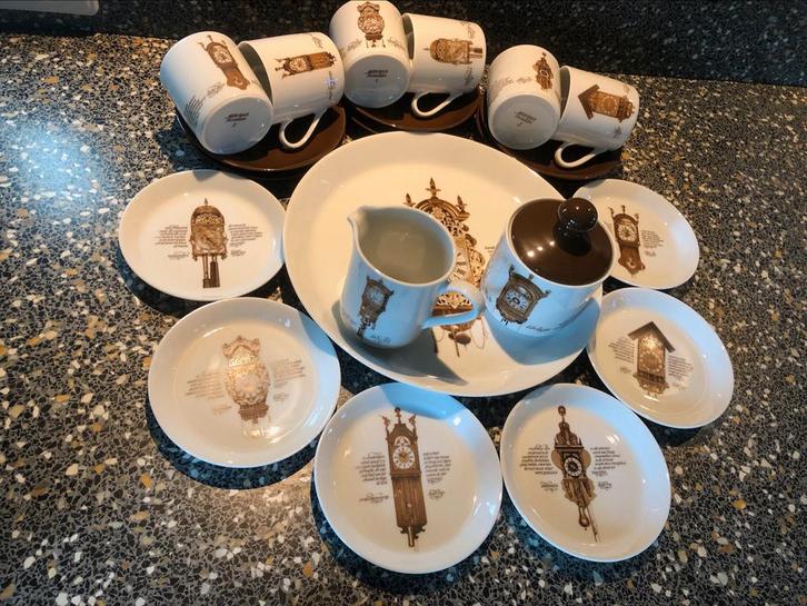 Mitterteich Porzellan Klokken Servies, Antiek en Kunst, Antiek | Servies compleet, Ophalen