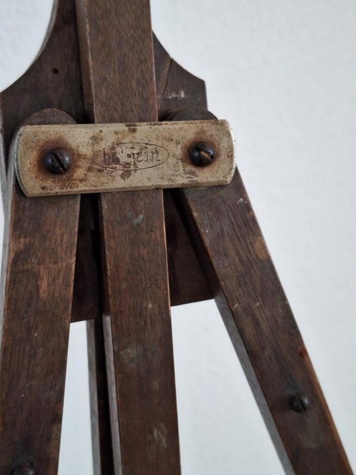 Oude Holbein veldezel ezel houten Schildersezel standaard, Antiek en Kunst, Antiek | Overige Antiek, Ophalen