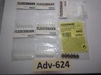 Adv-624 N Spoor Isolerende Raillasjes 9403 Fleischmann, Gebruikt, Gelijkstroom, Fleischmann, Rails