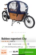 Babboe City Mountain Regentent licht beschadigd, Fietsen en Brommers, Fietsen | Bakfietsen, Ophalen, Gebruikt, 3 kinderen, Elektrisch