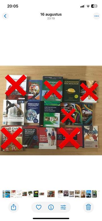 Fysiotherapie boekenpakket beschikbaar voor biedingen
