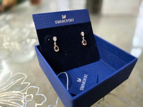Swarovski Waterdruppel oorbellen, Sieraden, Tassen en Uiterlijk, Oorbellen, Zo goed als nieuw, Overige materialen, Ophalen of Verzenden