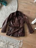Damesjas maat XL bruin leer halflang, Kleding | Dames, Jassen | Winter, Ophalen of Verzenden