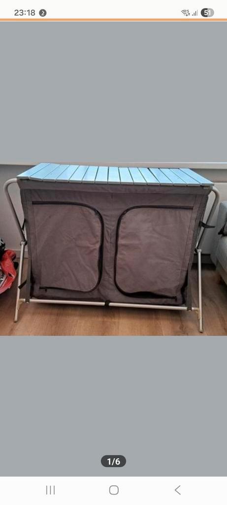 Campingkast Obelink 5 Vaks, Caravans en Kamperen, Kampeermeubelen, Gebruikt, Campingkast, Ophalen