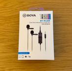 BOYA Dual Omni-directional Lavalier Microfoon, Muziek en Instrumenten, Microfoons, Ophalen of Verzenden, Zo goed als nieuw, Overige typen