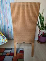 6 ratan stoelen loon eetstoelen, Ophalen, Gebruikt, Riet of Rotan, Bruin