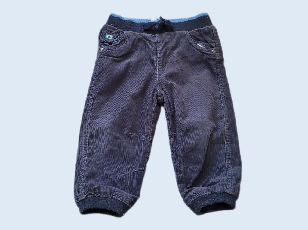 BABYCLUB blauw ribcord broekje maat 74 ~ MS3097, Broekje, Babyclub, Ophalen of Verzenden, Zo goed als nieuw