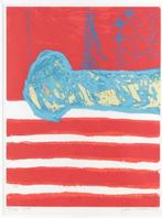 Jan Cremer (1940) Zeefdruk " Victory USA 1963 " Ges Gen Ged, Antiek en Kunst, Ophalen of Verzenden