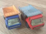 2x Atlas Dump Truck van Lesney Matchbox nr.23 uit 1975, Matchbox, Gebruikt, Ophalen of Verzenden, Bus of Vrachtwagen