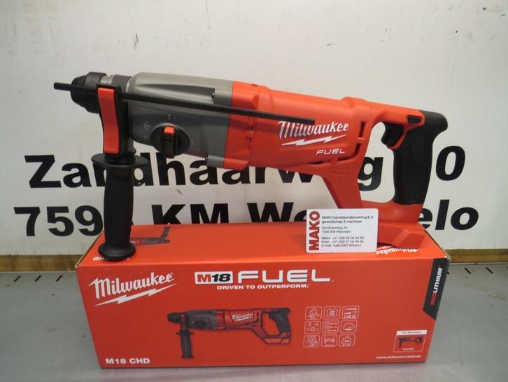 MILWAUKEE M18 SDS-PLUS BOORHAMER MET D-HANDGREEP NIEUW, Doe-het-zelf en Verbouw, Gereedschap | Handgereedschap, Nieuw, Ophalen of Verzenden