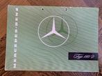 Brochure Mercedes-Benz 180 d Ponton W120 1957 origineel, Gelezen, Mercedes-Benz, Mercedes, Ophalen of Verzenden