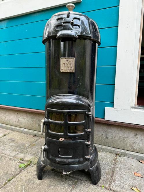 Moooe oude houtkachel Etna, Huis en Inrichting, Kachels, Gebruikt, Vrijstaand, Houtkachel, Hout, Ophalen