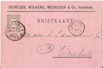 VEENDAM 1898 DUINTJER WILKENS MEIHUIZEN & Co, Verzenden, Voor 1920, Gelopen, Groningen