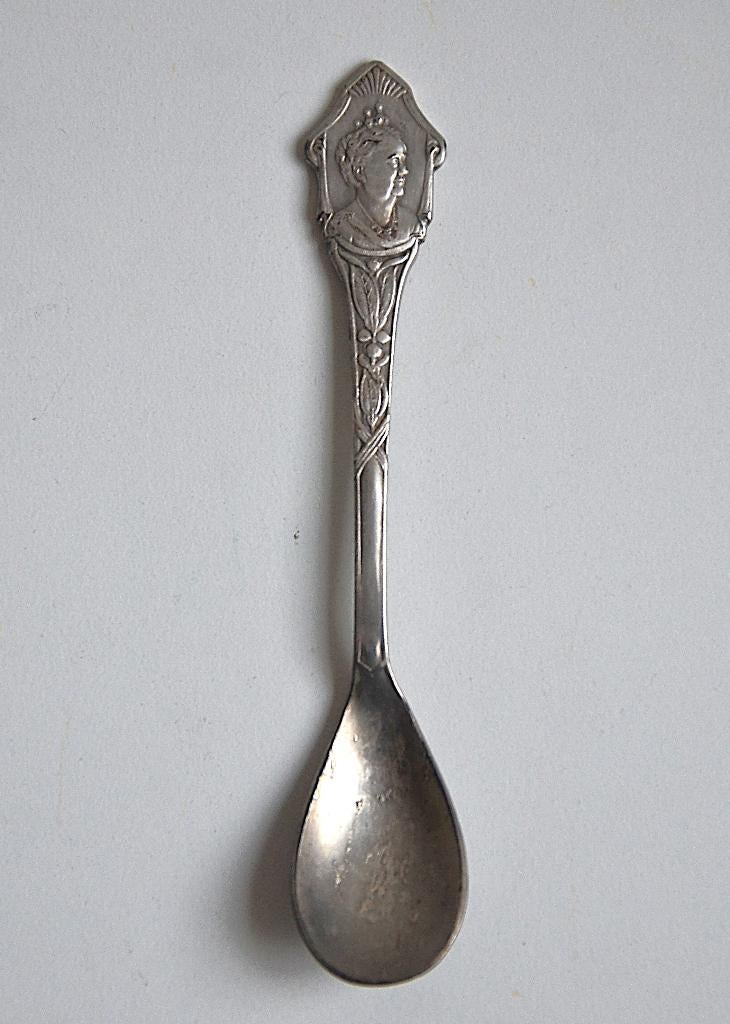 Lepeltje, Wilhelmina Weer Nederland en Oranje. 1940-1944., Verzamelen, Ophalen of Verzenden, Gebruikt