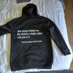 Zwarte hoodie maat M, Ophalen of Verzenden, Zo goed als nieuw, Maat 38/40 (M), Zwart