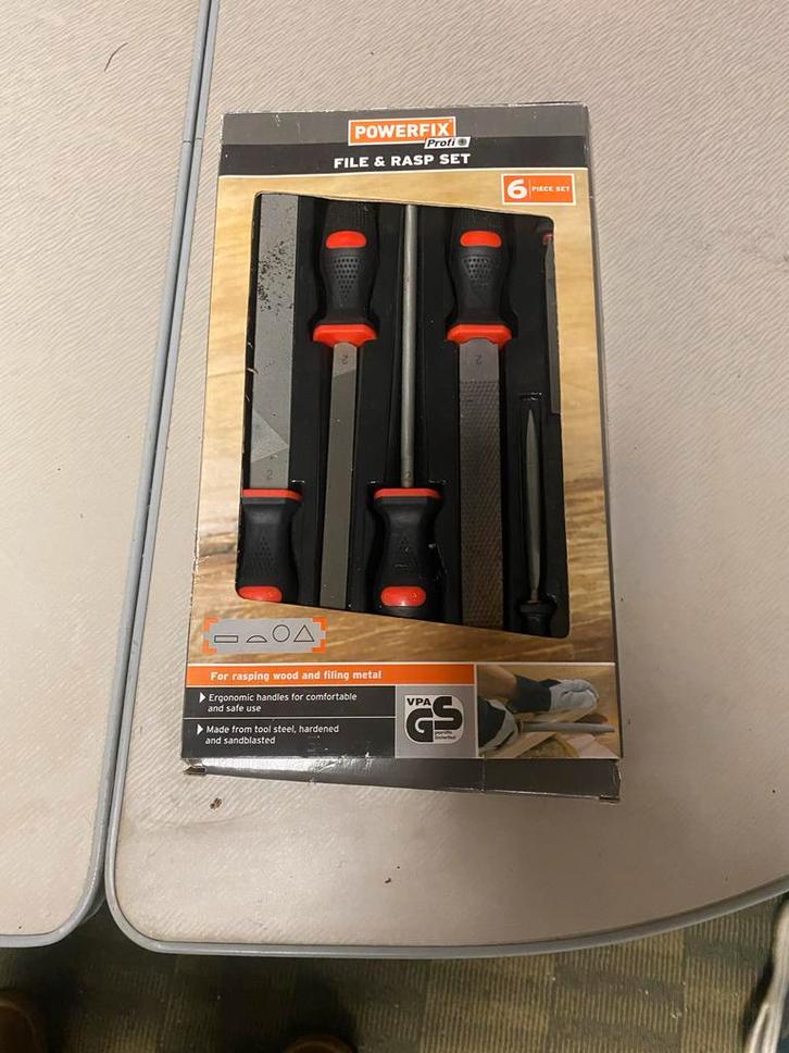 Powerfix Vijlen- en Raspen Set - 6 Delig, Doe-het-zelf en Verbouw, Gereedschap | Handgereedschap, Nieuw, Ophalen