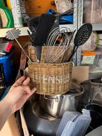 Riviera maison utensils rattan, Huis en Inrichting, Ophalen of Verzenden, Gebruikt