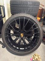ORIGINELE Porsche 20" Winterset: Velgen + Continental TS860S, Ophalen, Gebruikt, 275 mm, Banden en Velgen