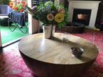 Prachtige unieke salontafel, japandi tafel J-line 90 cm, Huis en Inrichting, Tafels | Salontafels, Ophalen, 100 tot 150 cm, Design boho  japandi