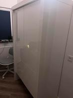 Hoogglans witte kinderkamerkast - Duur merk!, Ophalen, Kunststof, 100 tot 150 cm, Zo goed als nieuw