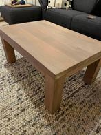 licht eiken  salon tafel, Ophalen, Gebruikt, 50 tot 100 cm, Eikenhout