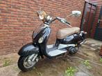 Snorscooter AGM Retro Extra. 3.304 km. Zwart + custom zadel, Fietsen en Brommers, Snorfietsen en Snorscooters, Ophalen, Gebruikt
