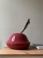 Vintage D&M Depot Keramiek Pot - Rood, Huis en Inrichting, Ophalen, Aardewerk of Porselein, Zo goed als nieuw, Minder dan 50 cm