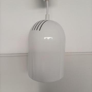 retro design hanglampje happy light wit minimalistisch