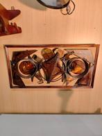 Vintage Brutalist Wandsculptuur Henrik Horst (Denemarken), Ophalen of Verzenden