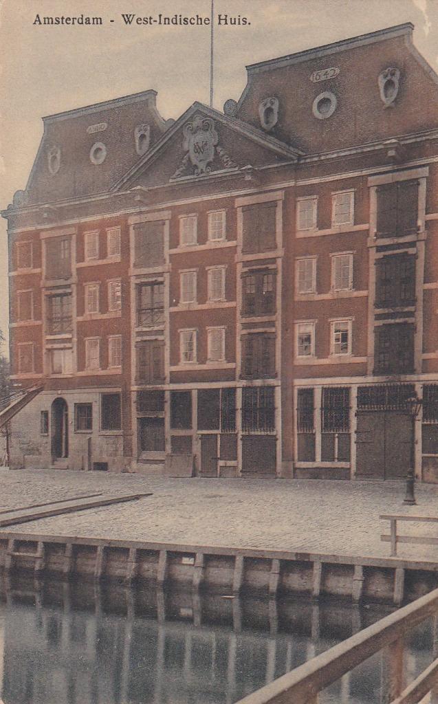 amsterdam  west-indische huis ca 1930-1950, Verzamelen, Ansichtkaarten | Nederland, Noord-Brabant, Ophalen of Verzenden