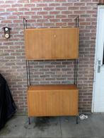 vintage wandmeubel last stringregal wandrek hilker omnia, Huis en Inrichting, Kasten | Wandmeubels, Ophalen, Gebruikt, 25 tot 50 cm