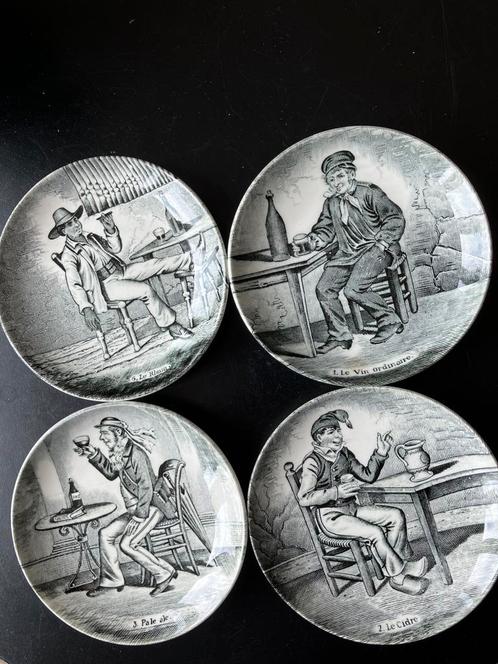 Petrus Regout 4 birdjes, Antiek en Kunst, Antiek | Servies los, Ophalen of Verzenden