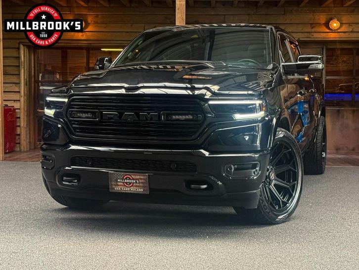 Dodge RAM 1500 5.7 V8 Limited Night, 22'' 4Play velgen, Digi, Auto's, Dodge, Bedrijf, Te koop, RAM 1500, 360° camera, 4x4, ABS