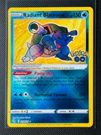 Pokémon Radiant Blastoise #018 Pokémon GO, Ophalen of Verzenden, Zo goed als nieuw