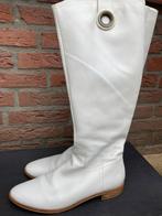 Leren witte laarzen van Nalini maat 39 zgan, Nalini, Hoge laarzen, Wit, Ophalen of Verzenden
