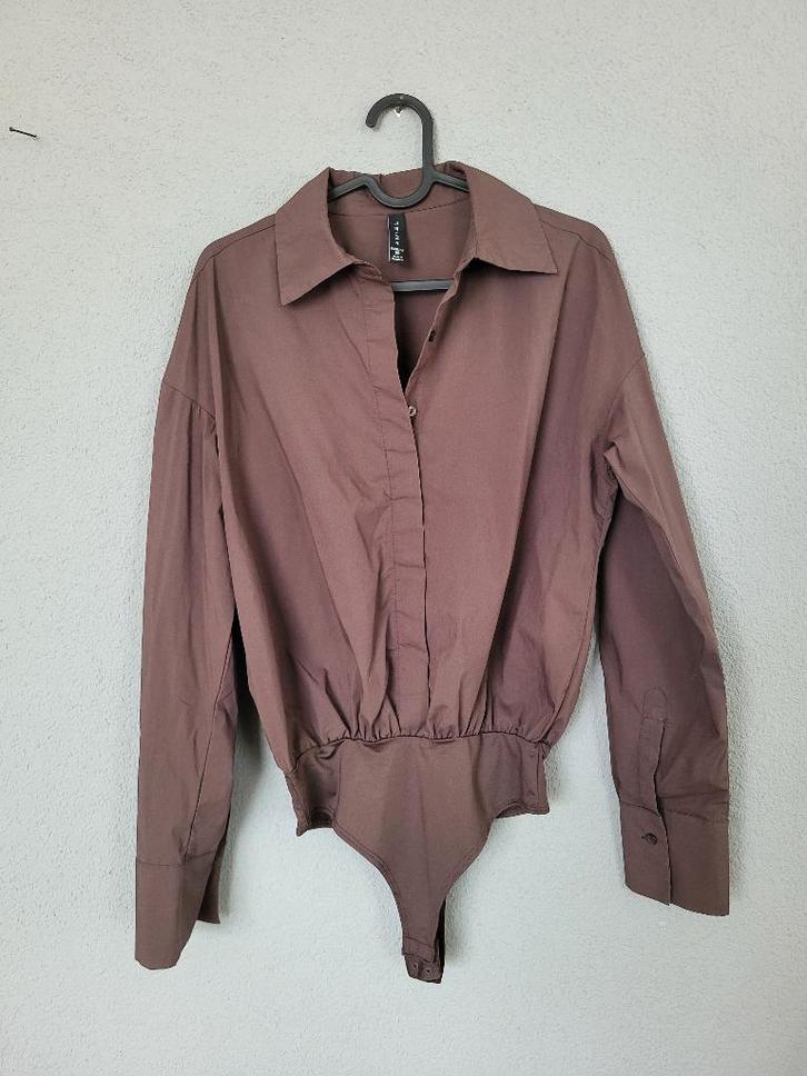 New Yorker blouse bodysuit maat XS/S, Kleding | Dames, Blouses en Tunieken, Zo goed als nieuw, Maat 34 (XS) of kleiner, Bruin