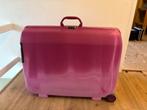 Roze Samsonite koffer met cijfercode, Sieraden, Tassen en Uiterlijk, Koffers, Ophalen, Gebruikt, 50 tot 60 cm, Hard kunststof