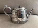Verzilverde decorstieve theepot, Huis en Inrichting, Ophalen of Verzenden, Overige materialen, Overige stijlen, Overige typen