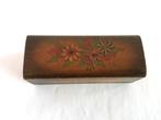 houten Lepeldoos bloemendecor, Ophalen